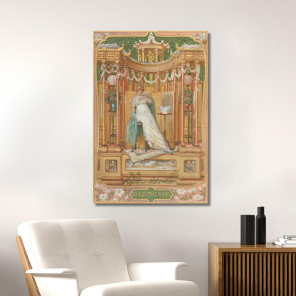 Rose Di Natale Edward John Poynter ejp9 quadro stampato su tela