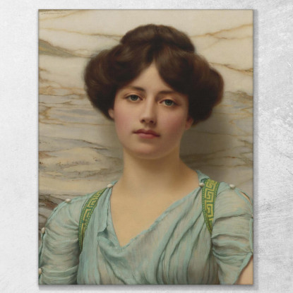 Carina John William Godward jwg23 quadro stampato su tela