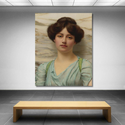 Carina John William Godward jwg23 quadro stampato su tela