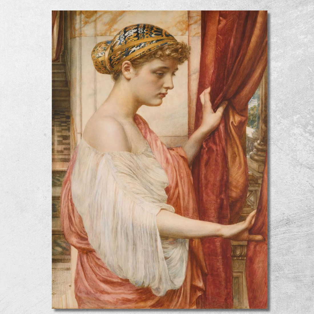 Psiche Edward John Poynter ejp22 quadro stampato su tela