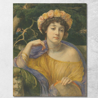 La Danzatrice Edward John Poynter ejp23 quadro stampato su tela