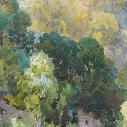 Fortezza Di Hohensalzburg Dalla Richterhöhe Edward Theodore Compton etc26 quadro stampato su tela