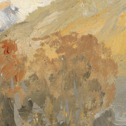 Paesaggio Prealpino Autunnale Studio Edward Theodore Compton etc31 quadro stampato su tela