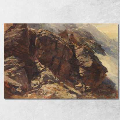 Studio Di Alta Montagna Edward Theodore Compton etc33 quadro stampato su tela