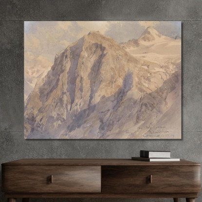 Hohe Kammer Kitzsteinhorn Edward Theodore Compton etc34 quadro stampato su tela