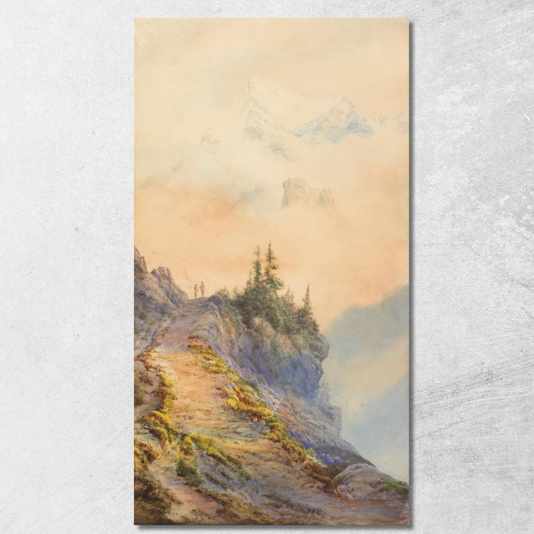 Nelle Dolomiti Edward Theodore Compton etc38 quadro stampato su tela