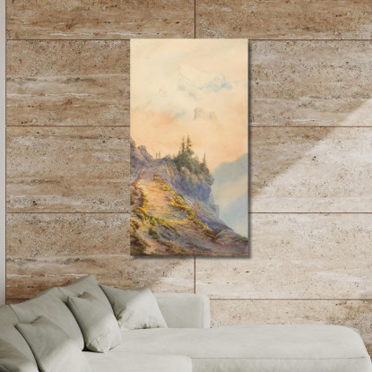 Nelle Dolomiti Edward Theodore Compton etc38 quadro stampato su tela