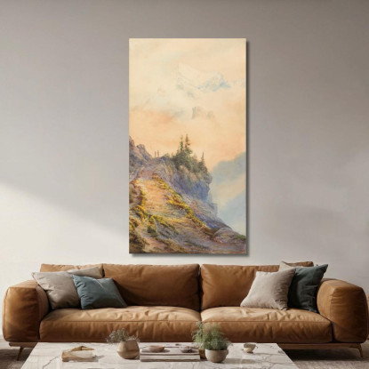 Nelle Dolomiti Edward Theodore Compton etc38 quadro stampato su tela