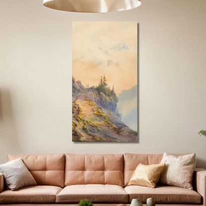 Nelle Dolomiti Edward Theodore Compton etc38 quadro stampato su tela