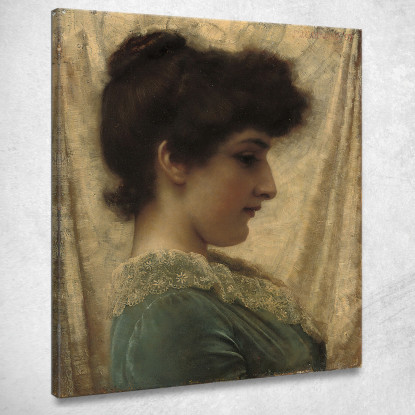 Dora 1887 John William Godward jwg30 quadro stampato su tela