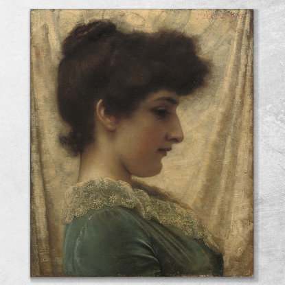 Dora 1887 John William Godward jwg30 quadro stampato su tela