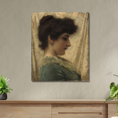 Dora 1887 John William Godward jwg30 quadro stampato su tela
