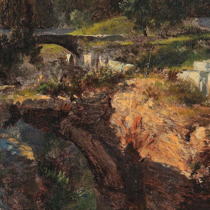 Palatino A Roma Edward Theodore Compton etc49 quadro stampato su tela