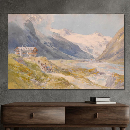 Pasterze Edward Theodore Compton etc50 quadro stampato su tela