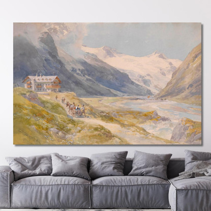 Pasterze Edward Theodore Compton etc50 quadro stampato su tela