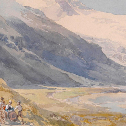 Pasterze Edward Theodore Compton etc50 quadro stampato su tela