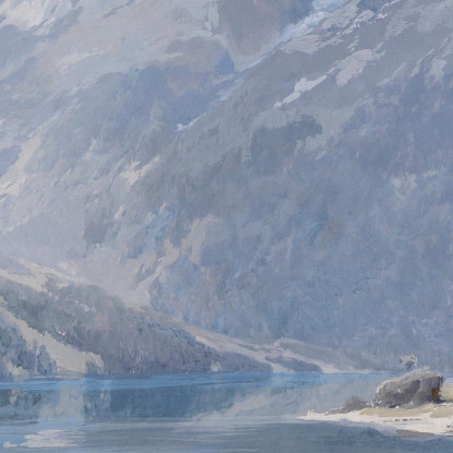 Lago Di Braies Edward Theodore Compton etc52 quadro stampato su tela