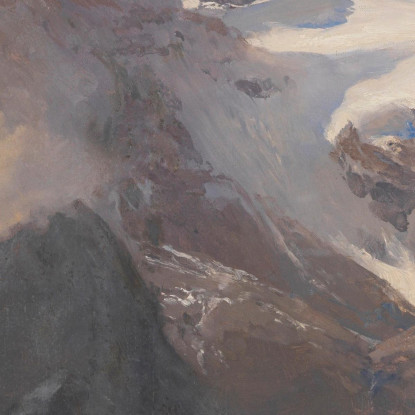 Silvretta Vista Dal Großes Maderer Edward Theodore Compton etc54 quadro stampato su tela