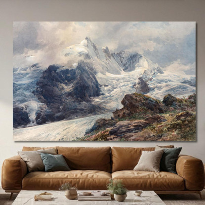 Il Grossglockner Edward Theodore Compton etc55 quadro stampato su tela