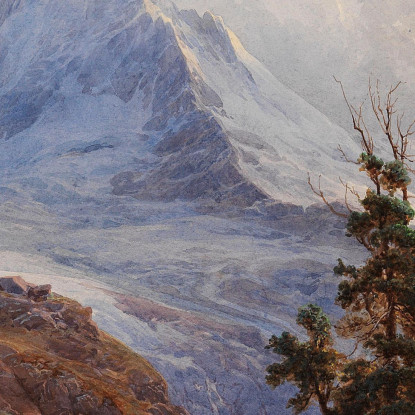 Vista Del Cervino Edward Theodore Compton etc57 quadro stampato su tela