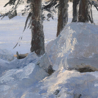 Sole Invernale Edward Theodore Compton etc58 quadro stampato su tela