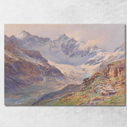 Ödenwinklkees Con Il Johannisberg Edward Theodore Compton etc60 quadro stampato su tela