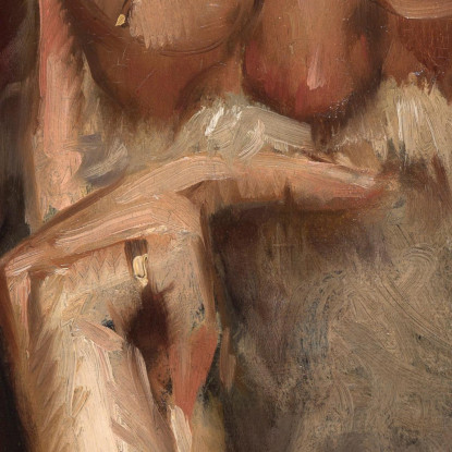 Henry James Sr. Frank Duveneck fdu4 quadro stampato su tela