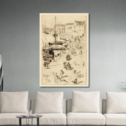 Riva Degli Schiavoni Ii Frank Duveneck fdu19 quadro stampato su tela