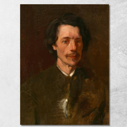 Walter Shirlaw Frank Duveneck fdu27 quadro stampato su tela