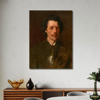 Walter Shirlaw Frank Duveneck fdu27 quadro stampato su tela