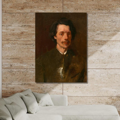Walter Shirlaw Frank Duveneck fdu27 quadro stampato su tela