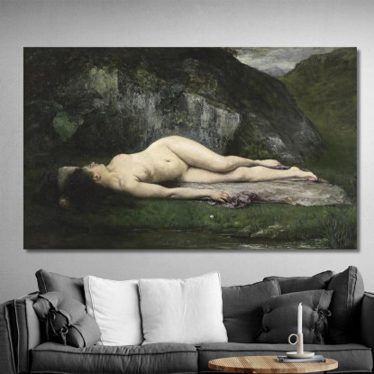 Una Bagnante Dormiente Henri Gervex hgr2 quadro stampato su tela