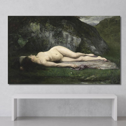 Una Bagnante Dormiente Henri Gervex hgr2 quadro stampato su tela