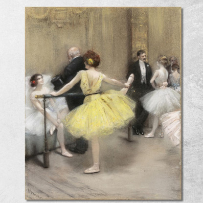 Ballerine Henri Gervex hgr6 quadro stampato su tela