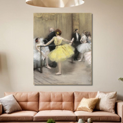 Ballerine Henri Gervex hgr6 quadro stampato su tela