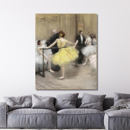 Ballerine Henri Gervex hgr6 quadro stampato su tela