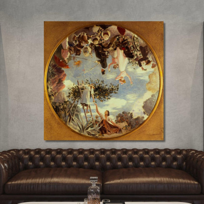 Battaglia Di Fiori A Nizza Henri Gervex hgr7 quadro stampato su tela