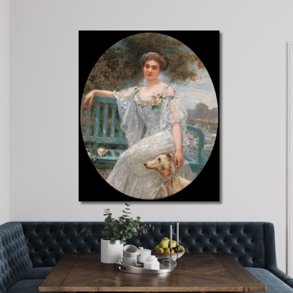 Ritratto Di Una Dama Henri Gervex hgr10 quadro stampato su tela