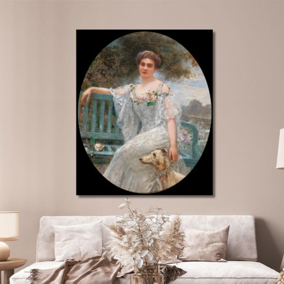 Ritratto Di Una Dama Henri Gervex hgr10 quadro stampato su tela