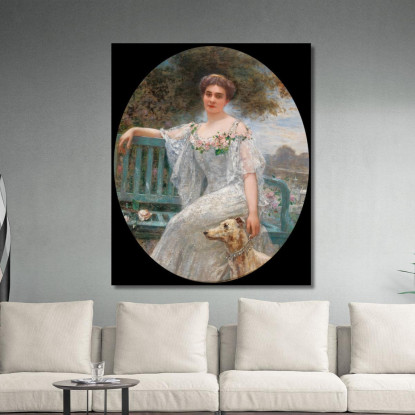 Ritratto Di Una Dama Henri Gervex hgr10 quadro stampato su tela