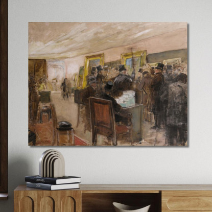 Studio Francese Per Une Séance Du Jury De Peinture Henri Gervex hgr13 quadro stampato su tela
