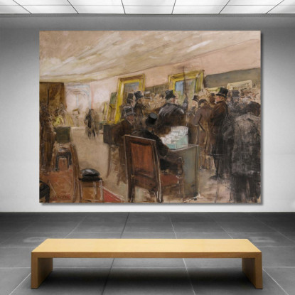 Studio Francese Per Une Séance Du Jury De Peinture Henri Gervex hgr13 quadro stampato su tela