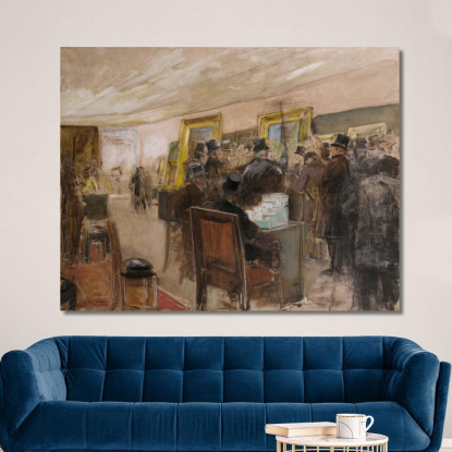 Studio Francese Per Une Séance Du Jury De Peinture Henri Gervex hgr13 quadro stampato su tela