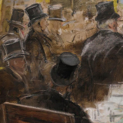 Studio Francese Per Une Séance Du Jury De Peinture Henri Gervex hgr13 quadro stampato su tela