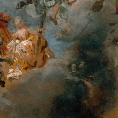 La Musica Attraverso I Secoli Henri Gervex hgr16 quadro stampato su tela