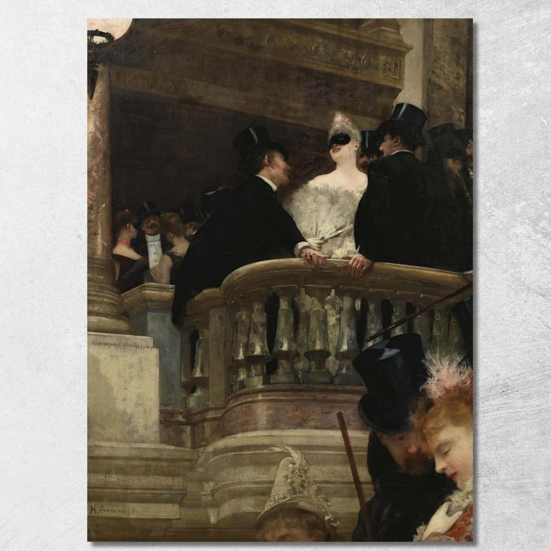 Il Ballo Dell’Opera Henri Gervex hgr18 quadro stampato su tela