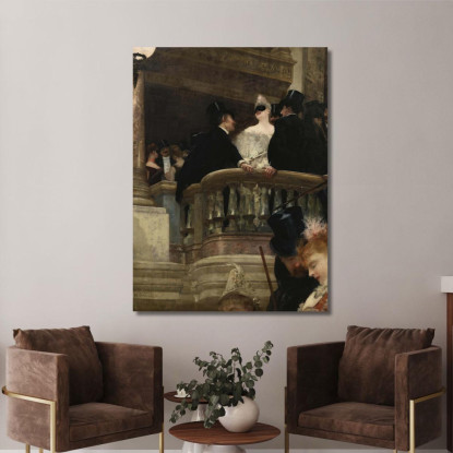 Il Ballo Dell’Opera Henri Gervex hgr18 quadro stampato su tela