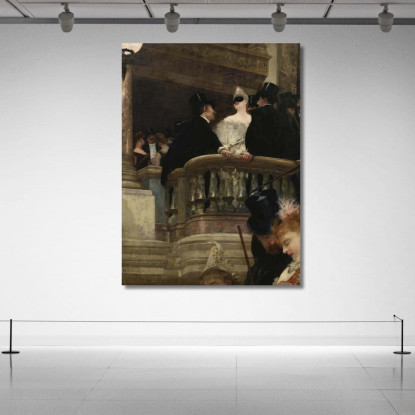 Il Ballo Dell’Opera Henri Gervex hgr18 quadro stampato su tela
