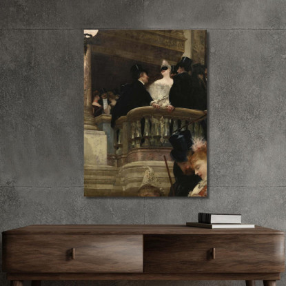 Il Ballo Dell’Opera Henri Gervex hgr18 quadro stampato su tela