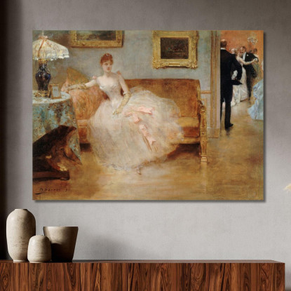 Il Ballo Henri Gervex hgr19 quadro stampato su tela